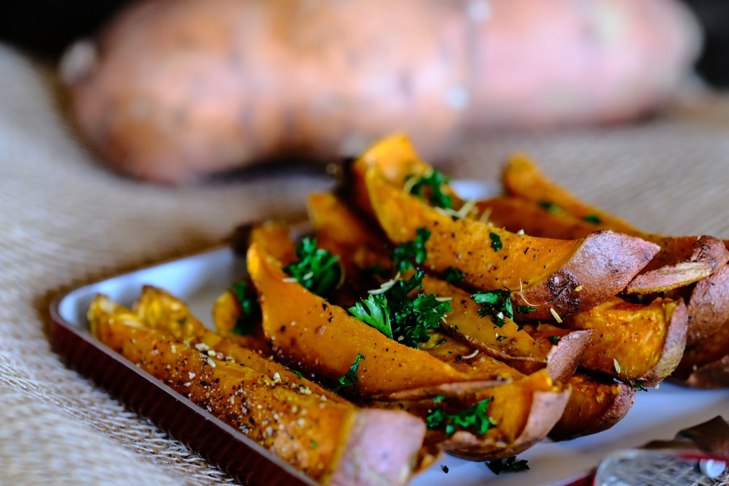 menu makan malam untuk diet: ubi